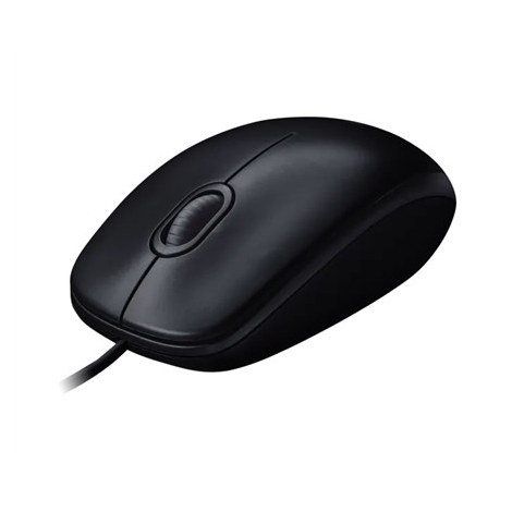 Logitech | Mouse | M100 | Optical | Optical mouse | Wired | Black - 3